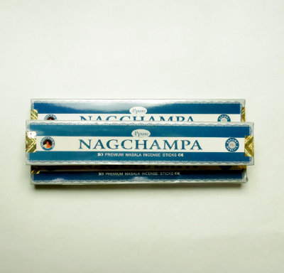 ​Благовония "Ppure Blue Nagchampa" 15г Избавляет от надуманных страхов.