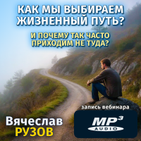 Вячеслав Рузов «КАК МЫ ВЫБИРАЕМ ЖИЗНЕННЫЙ ПУТЬ? И ПОЧЕМУ ТАК ЧАСТО ПРИХОДИМ НЕ ТУДА?»
