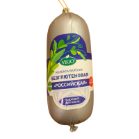 Веганская варёная колбаса безглютеновая «Российская» 500г