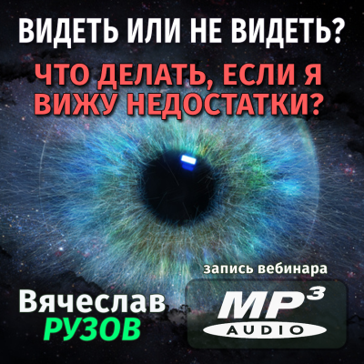 Вячеслав Рузов «ВИДЕТЬ ИЛИ НЕ ВИДЕТЬ? ЧТО ДЕЛАТЬ, ЕСЛИ Я ВИЖУ НЕДОСТАТКИ?» Лекция из цикла о том, как быть счастливым, богатым и здоровым в мире кармы и реинкарнации. 